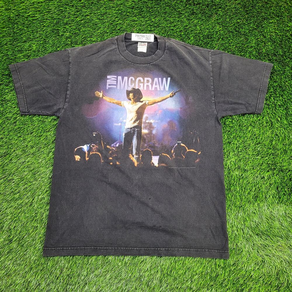 Tim-McGraw Shirt Large 21x27 Emotional Traffic Country Tour